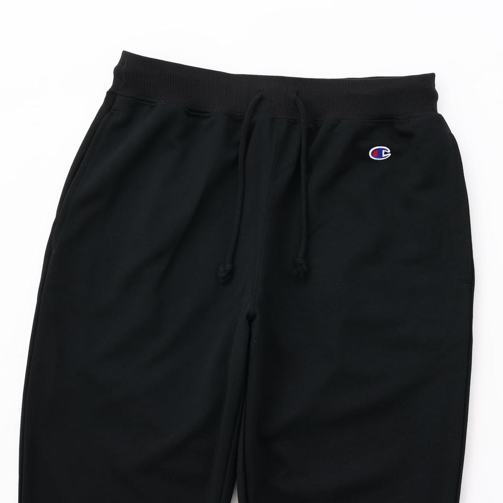 Укороченные спортивные брюки One Point Logo из флиса черного цвета L [Champion] мужские C8-ZS201Z