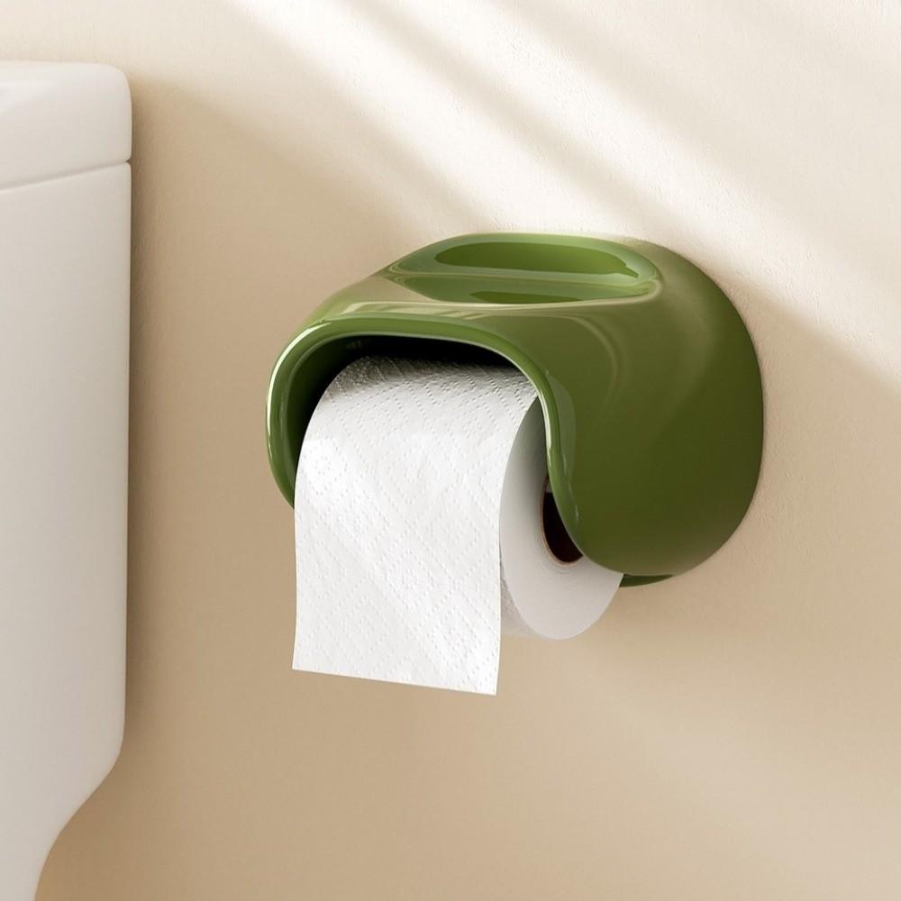 No Punching Bathroom Roll Holder Waterproof Toilet Paper Box Toilet Tissue Box  Restroom
