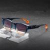 Мужская мода Новые очки для дальнозоркости Нейтральная мода Большая оправа Квадратные солнцезащитные очки для чтения Роскошные Новые солнцезащитные очки для чтения +4.0