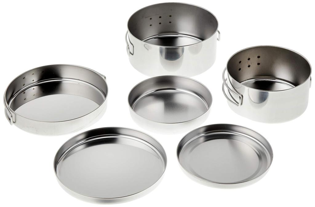 Sato Metal Kogyo SALUS Touring Cooker Set 6 шт., серебристый