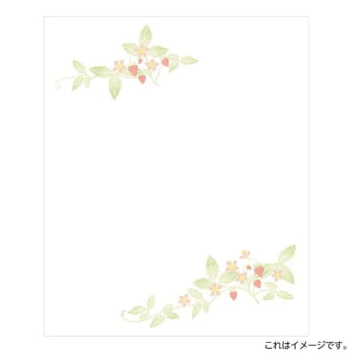 Kamiiso Kimono Beauty Бумага кайси с футляром, Дизайн «Клубника», 175 мм x 145 мм, Упаковка 20 шт., Нет. 3503
