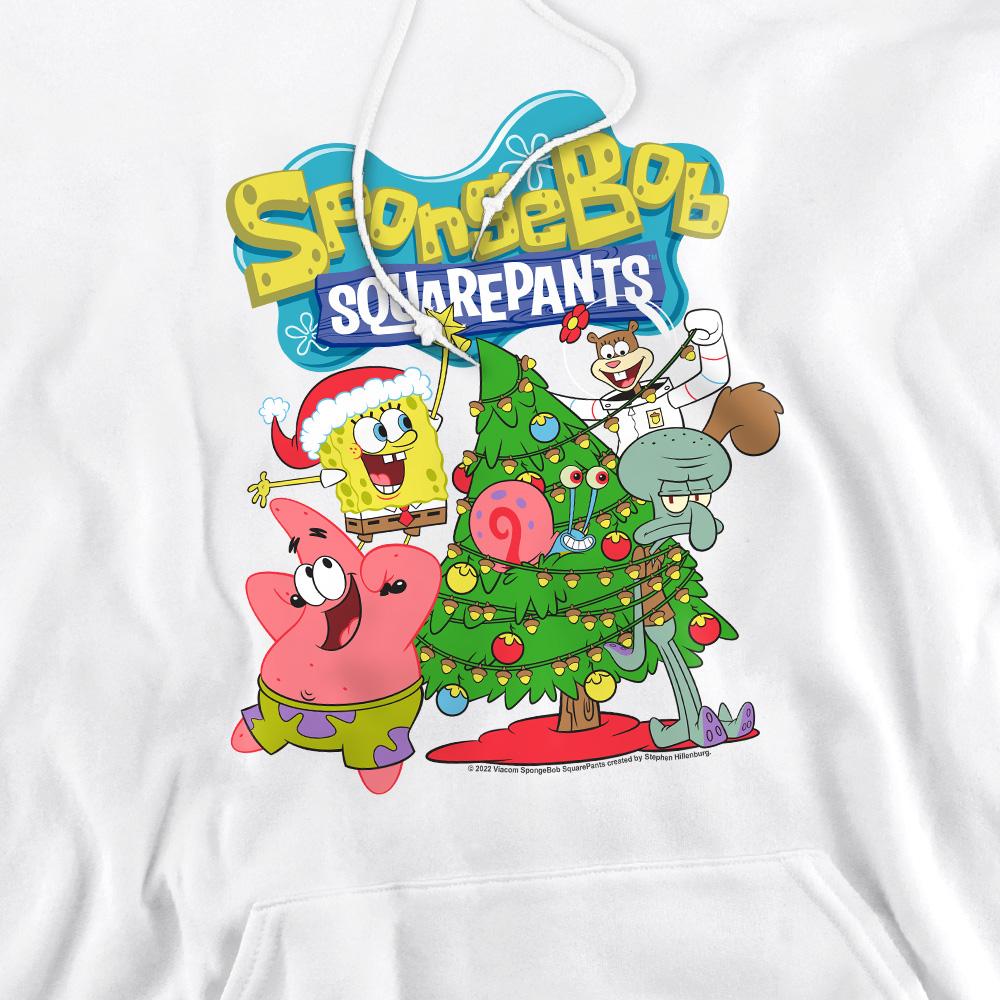 SpongeBob SquarePants Mens Christmas Tree Hoodie