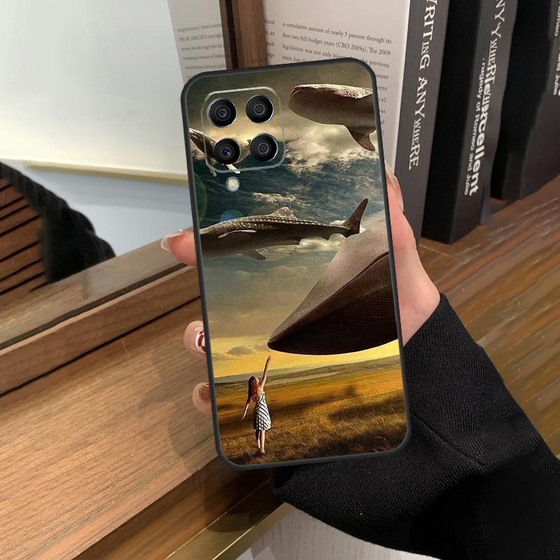 Волшебный чехол Flying Whale для Samsung Galaxy M32 M52 M12 M22 M13 M23 M33 M53 M14 M34 M54 M31 M51 M20 M31s M30s