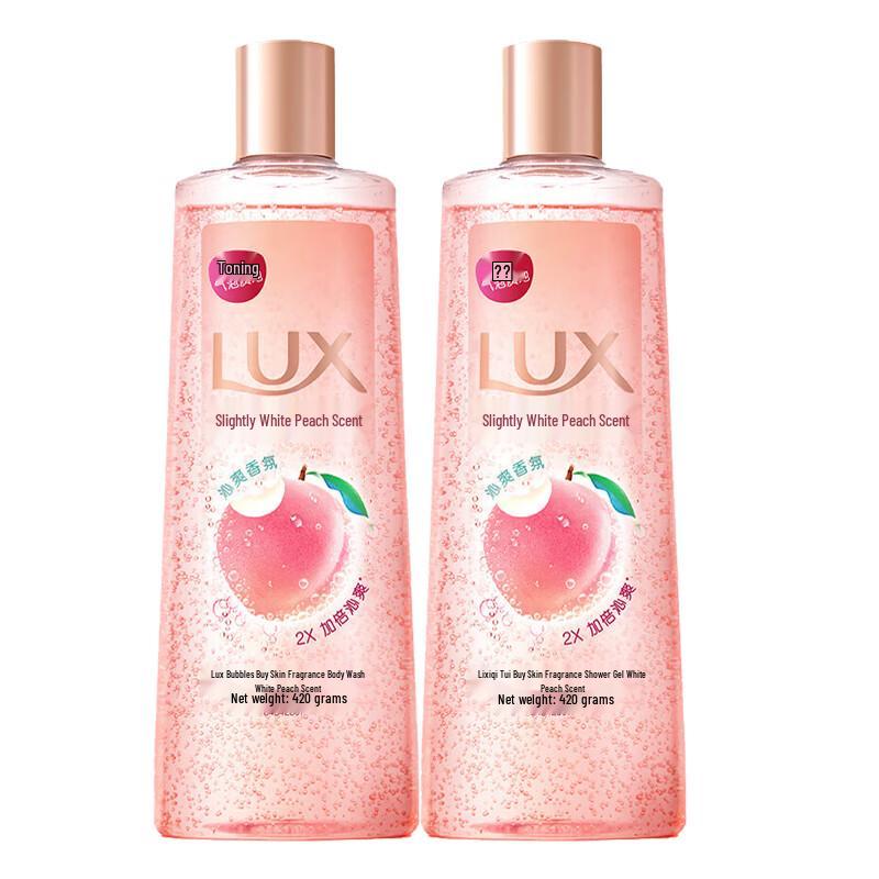 Lux Foaming Body Wash with Sweet Peach Scent