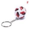 3D Sports Football Souvenirs Pu Leather Keyring Men Soccer Fans Keychain Pendant