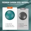 Steel Tongue Drum 12 in 13 Notes Rain Drum for Outside C Major Green