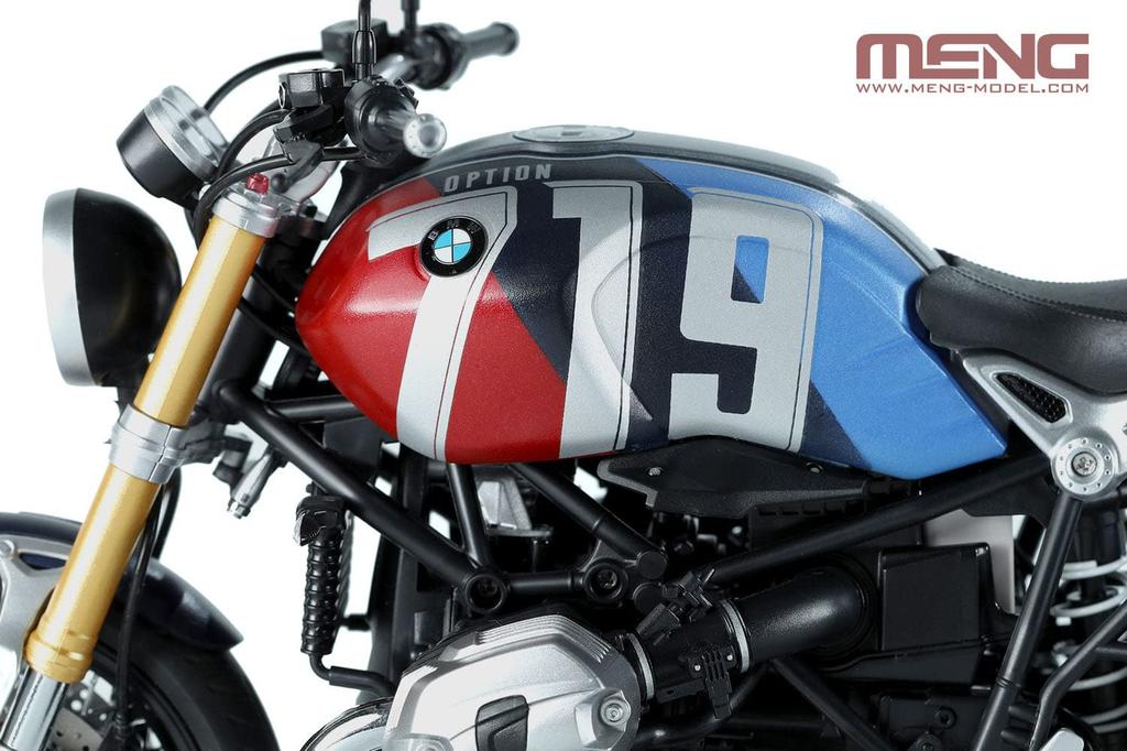 Meng Model Scale BMW R nineT Option 719 Multicolor Plastic Model Kit 1/9 MMT-003T