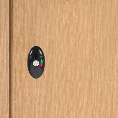 Замок для двери туалетной кабинки с индикатором приватности, пластиковая фурнитура для общественных туалетов, простая установка