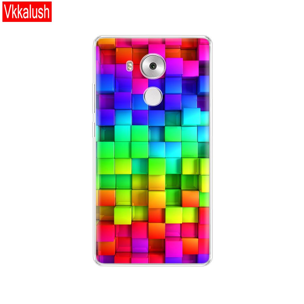 Чехол для Huawei Mate 8 Чехол Huawei Mate8 Чехол Cartoon Soft задняя крышка Mate 8 Coque Funda Skin противоударный чехол