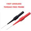 10-50Set 30V 1A Diagnostic Tools Multimeter Test Lead Extention Back Piercing Needle Tip Probes Autotools Automotive Kit Machine