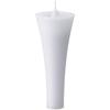Kameyama Cartridge-Type Japanese Wax Candle, White, 18cm, Pack of 2, Approx. 4.5 Hours