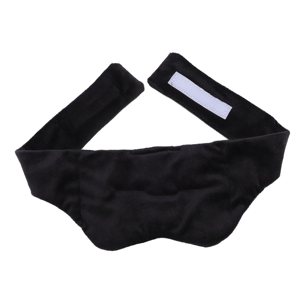 Sleeping Eye Cover Soft Comfortable Weighted Eye Cover Hook and   Fastener Closure for Nighttime