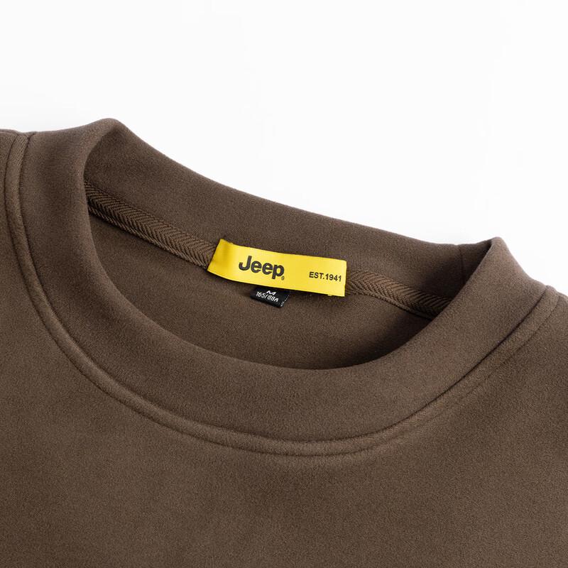 JEEP Men's Spring Autumn Round Neck Sweatshirt
