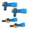 4pcs Hydraulic Pcohette Tube Nozzle Suction Line With Cap