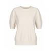 Shop   Womens Roundneck Solid Wholegarment Short Sleeve Knit Beige Frb Wkn260126