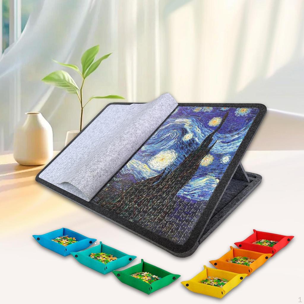 Наклонная доска-пазл, стол-плато со стойкой для сбора дома