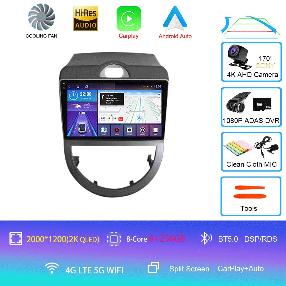 Android 14 For KIA Soul 2009-2013 Built-In Carplay AUTO Car Radio Stereo DSP IPS Multimedia Player GPS Navigation BT WIFI
