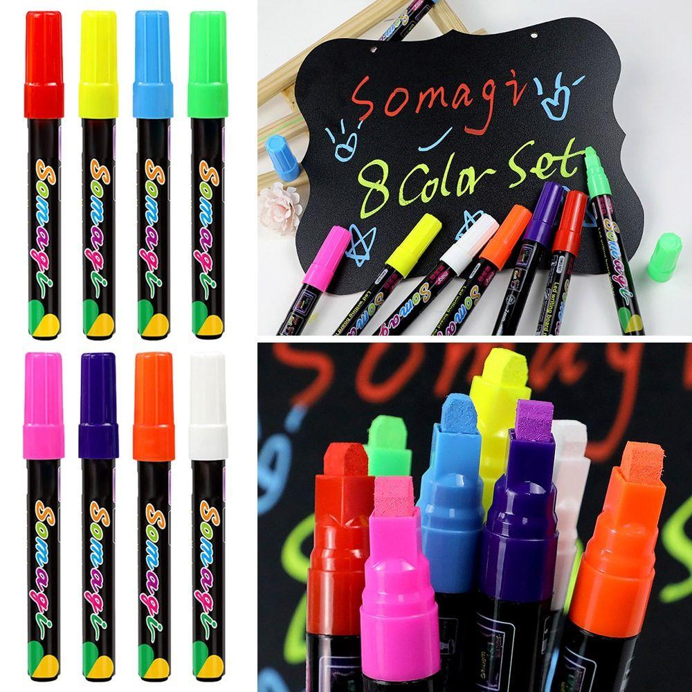 Erasable Liquid Chalk Marker Pen Glass Window Art Art Marker Pen Dust Free Whiteboard Pen