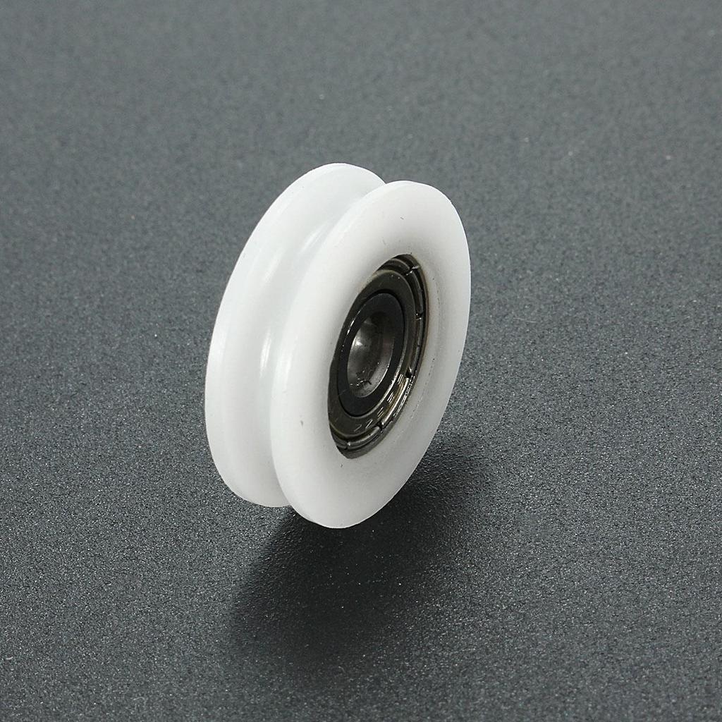 1 шт./4 шт. U-образный нейлоновый круглый шкив, шарикоподшипник, ролик для дверей, окон, душевые шкивы, ящик