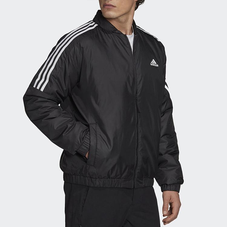Adidas Утепленная куртка-бомбер Essentials Мужские куртки черные GH4577