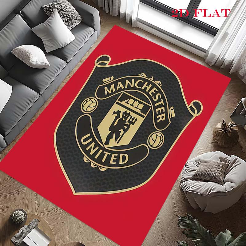 Ковер Man Utd для гостиной, спальни, дома, украшение дивана, нескользящий коврик для детских игр