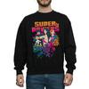DC Comics Mens Super Powers Neon Floral Sweatshirt