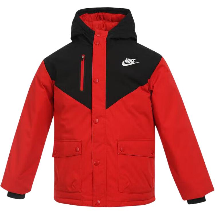 Nike FW25 Теплая повседневная куртка-пуховик для активного отдыха и спорта Детские куртки IQ9990-657