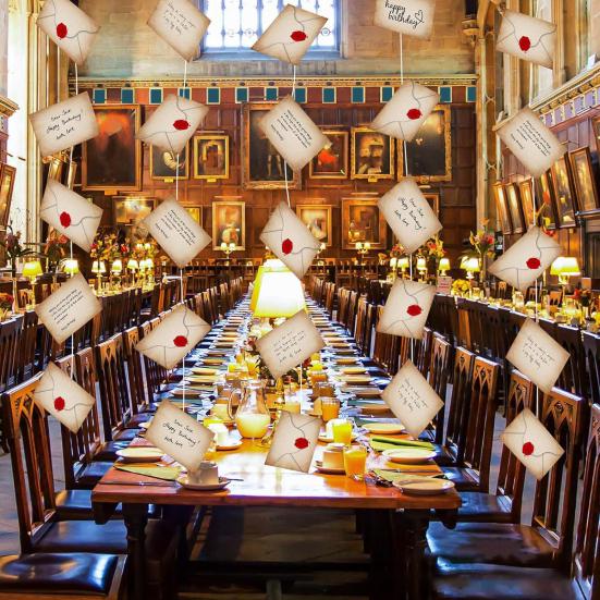 4 шт. Волшебные плавающие письма-подтверждения с надписью «Волшебник», баннеры, украшения для вечеринки на Хэллоуин, день рождения, 40 шт.