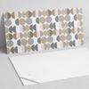 Naklejany Panel Dekoracyjny Do Szybkiej Odmiany Ściany 120X60 Cm Geometria Okręgów I Półokręgów