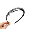 Супер Блестящая Стразовая Нескользящая Повязка на Голову для Женщин - Высококлассная Повязка для Финишной Укладки Волос и Зажим для Лета