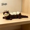 Healing Animal Figurine 3D Printed Articulated Ferret Toy, Flexible Jointed Fidget Figurine, Cute Interactive Toy PLA Desktop Ornament & Car