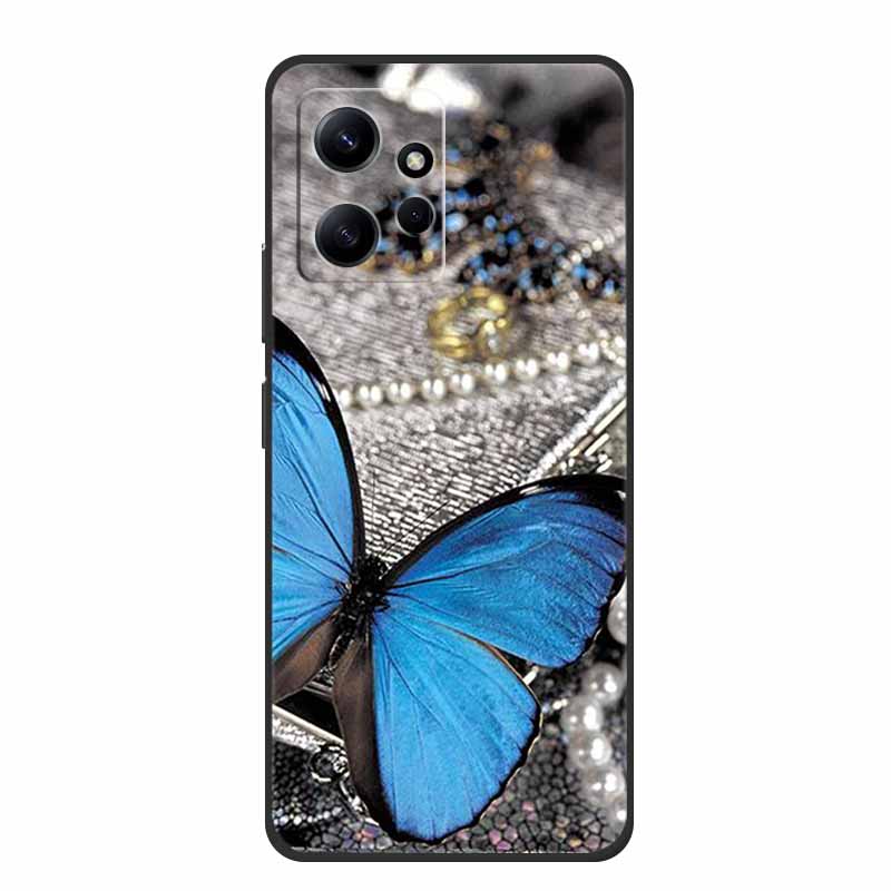 For Xiaomi Redmi Note 12 4G Case Animals Soft Silicone TPU Phone Cases Back Cover for Redmi Note12 4G Fashion 23021RAA2Y Fundas