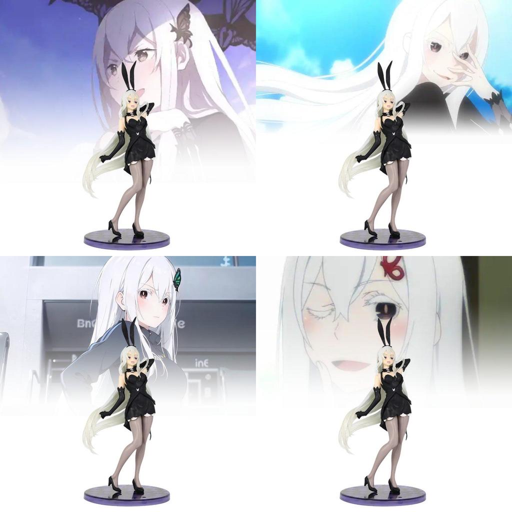Изысканная ПВХ фигурка Айкидоны из Re Zero в стильном костюме крольчихи, в коробке, для коллекции