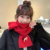Pony Embroidery High-Quality Wool Scarf Women'S Season Warm Knit Couple Scarf Men