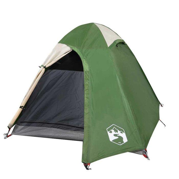 Tente de camping - vidaXL - 94327 - 2 personnes - Imperméable - Vert
