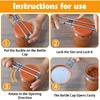 Adjustable Stainless Steel Jar Opener, Jar Openers for Seniors, Jar Opener for Weak Hands, The Extended Design Makes It More Labor-Saving, Manual Jar