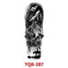 Full Arm Fake Tattoo Sleeve Men and Women Temporary Tattoo Sticker Lion Werewolf Cross Big Arm Tattoo Waterproof