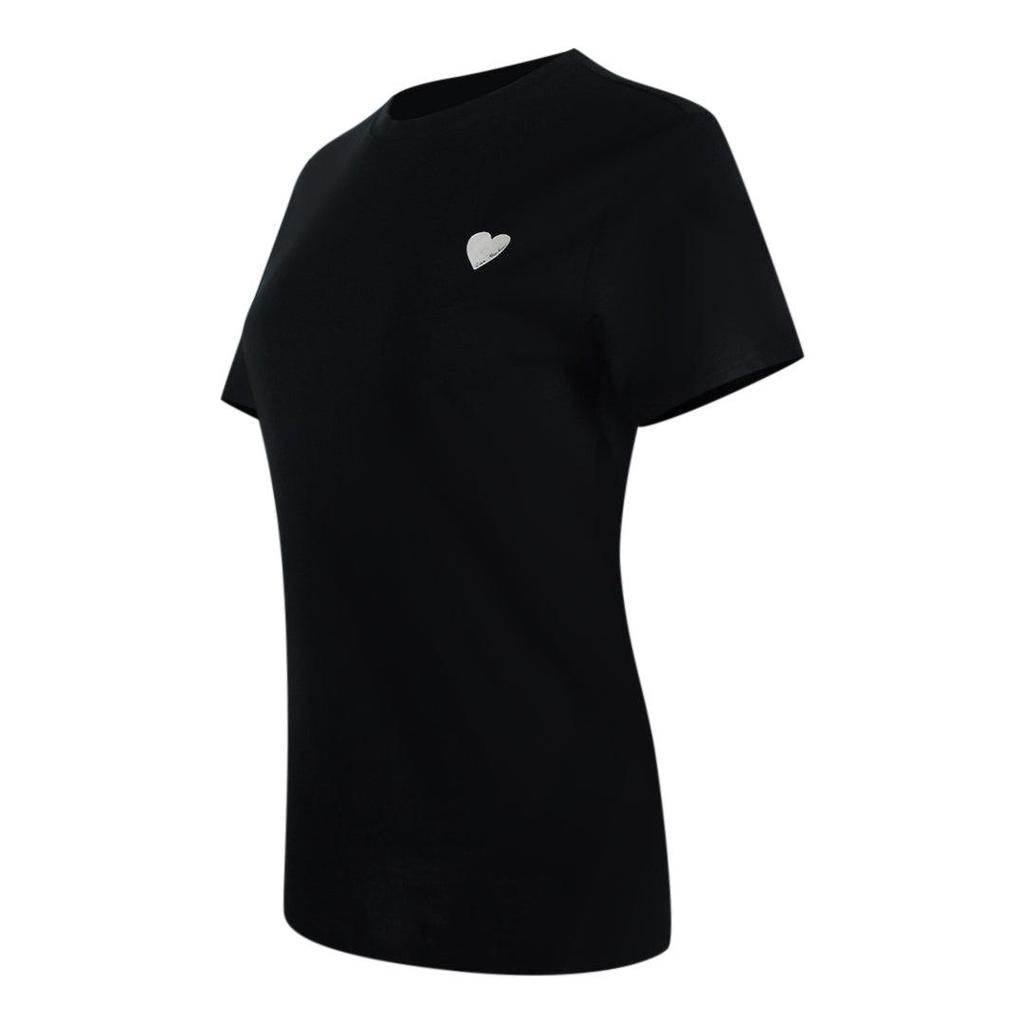 Love Moschino Unisex Adult Contrast Heart Logo T-Shirt