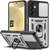 Protective Case - Booling - for Samsung Galaxy S25 - Rigid - Shockproof - Silver