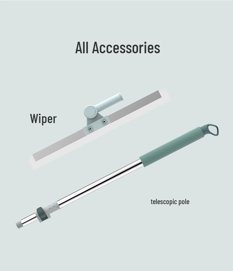 Волшебная силиконовая швабра двойного назначения: Влажная уборка для полов ванной и туалета