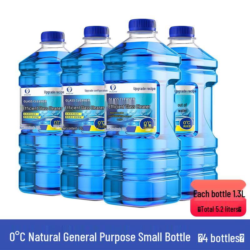 All-Season Glass Stain & Oil Film Remover: Universal, Concentrated Windshield Washer Fluid, Antifreeze to -40°C for Car Use