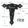 Heavy Duty Decorative Barn Door T-Hinges