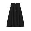 New Casual Long Skirt Women's Jet Black F11W435302FBK