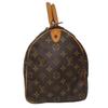 Подержанная сумка Louis Vuitton Monogram Speedy 35 M41524 Бостонская сумка Канва Коричневый Аутентичная 1213