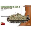 MiniArt Scale WWII German Stug III April Alket Plastic Model MA72106 1/72 Ausf. G, 1943, Body, Kit,