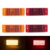 2 шт. Автомобиль Грузовик 21 Светодиодный Боковой Габаритный Фонарь Задние Фонари Водонепроницаемый Задний Фонарь Грузовик Прицеп Светодиодные Габаритные Фонари Янтарный Красный