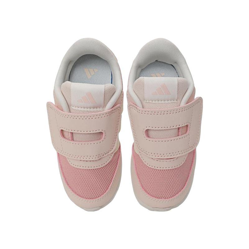 Adidas Run 70s Ac Comfortable Fashion Non-Slip Breathable Low-Top Walking Shoes Baby Shoes Pink JR5872