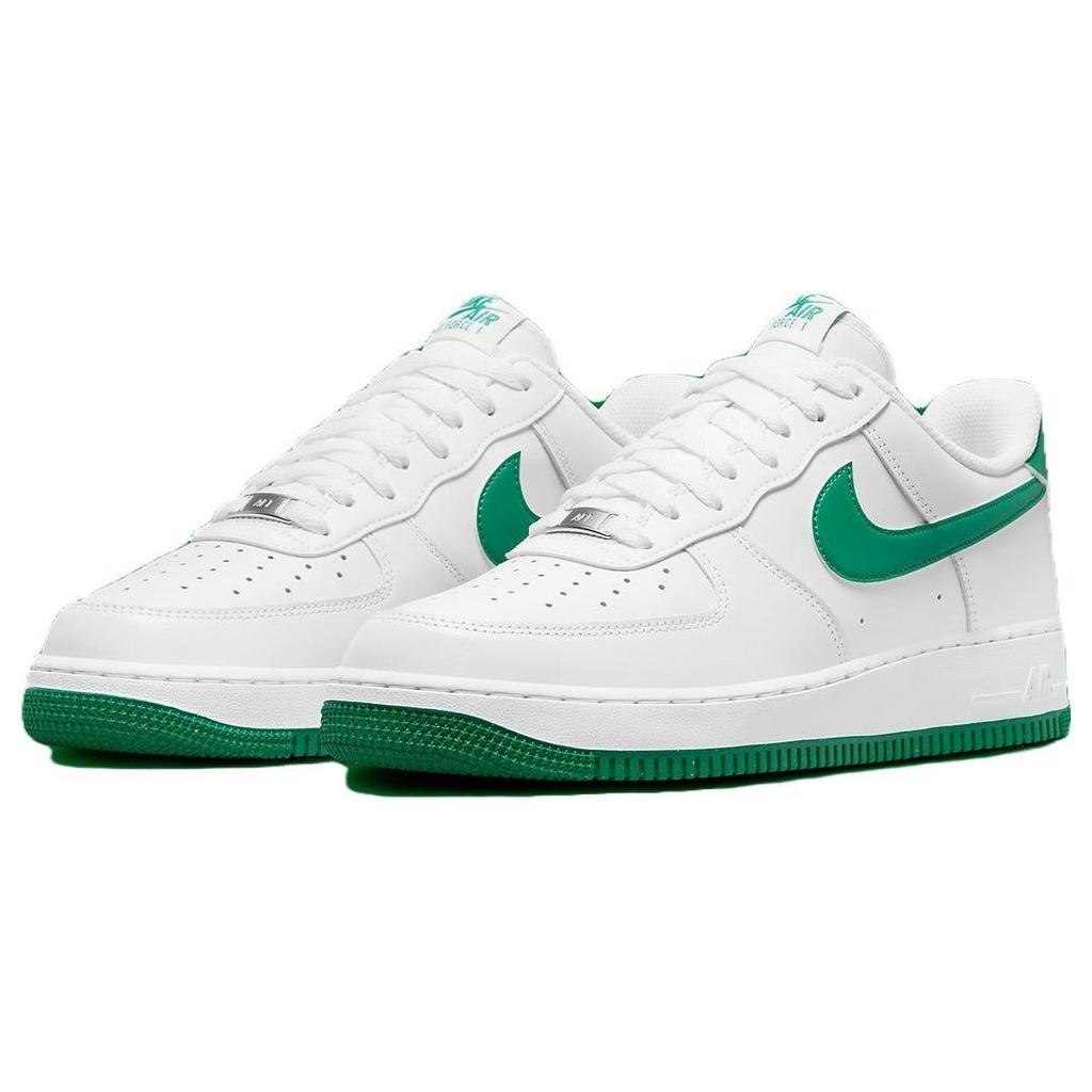 Nike Air Force 1 07 Белые малахитовые мужские кроссовки FJ4146-102