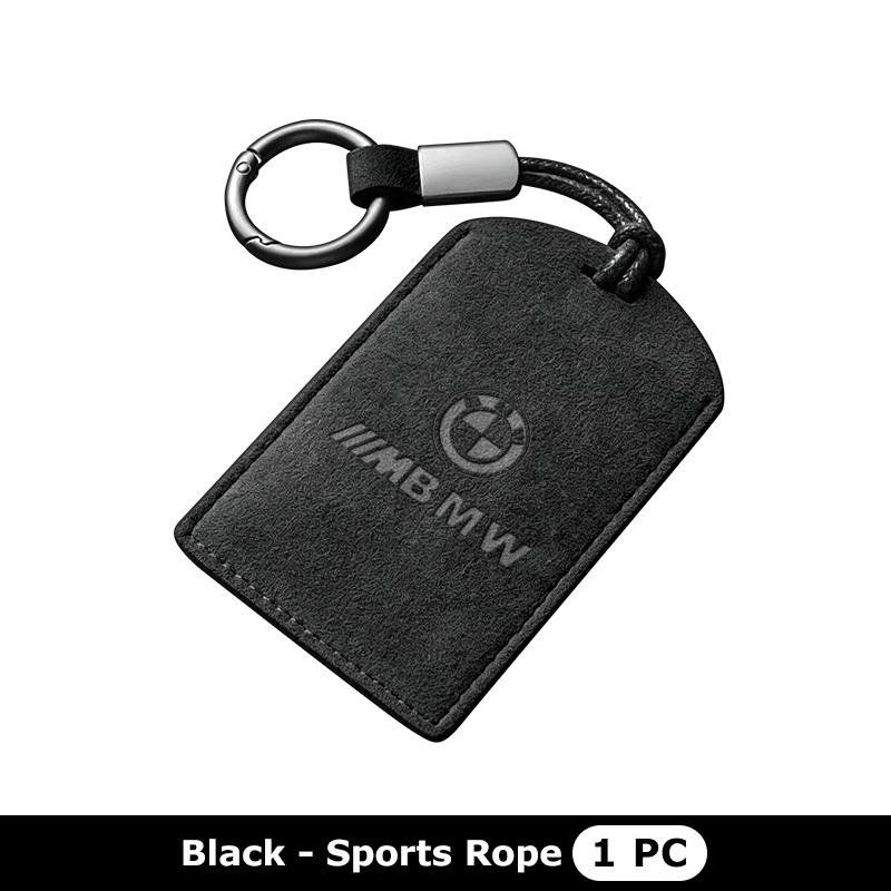 Car Remote NFC Key Cover Suede Leather Anti-slip Protective Case For BMW Performance M E87 E30 E46 E28 F35 G20 E93 F20 X3 X VM4
