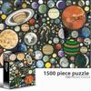 Jigsaw Puzzle With Bird Houses And World Renowned Flat Paintings For Gift Teens